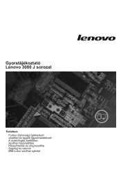 Lenovo J100 (Hungarian) Quick reference guide