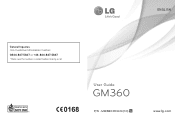LG GM360 User Guide