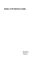 Nokia 2720 fold Nokia 2720 fold User Guide in US English and Spanish