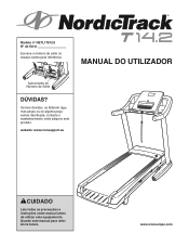 NordicTrack T14.2 Treadmill Portuguese Manual