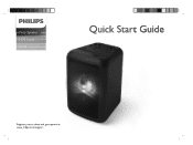 Philips TANX100 Quick start guide