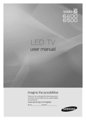Samsung UN65C6500VF User Manual (user Manual) (ver.1.0) (Spanish)