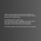 Sony Ericsson C905 User Guide