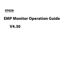 Epson V11H341020 Operation Guide - EMP Monitor v4.30
