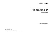Fluke 83V FE 83V & 87V Users Manual