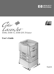 HP 8500dn HP Color LaserJet 8500/8500N/8500DN user guide