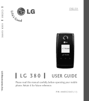 LG LG380 User Guide