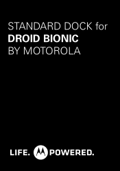 Motorola DROID BIONIC by Standard Dock Guide