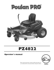 Poulan PZ4822 User Manual