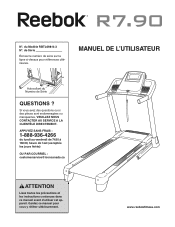 Reebok R7.90 Treadmill Canadian French Manual
