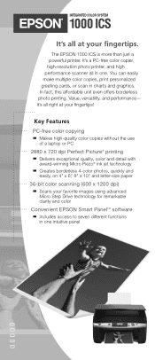 Epson 1000 ICS Product Brochure