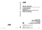 JVC GM-552DU Instruction Manual