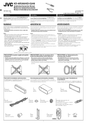 JVC AR390 Installation Manual