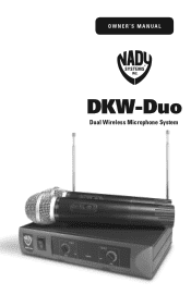 Nady DKW-DUO Manual for
