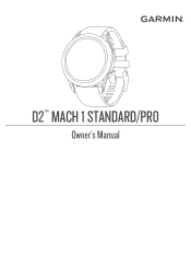 Garmin D2 Mach 1 Owners Manual