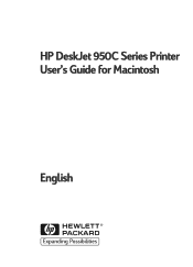 HP Deskjet 950/952c (English) Macintosh Connect * User's Guide - C6428-90068