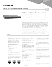 Netgear WC7600 Product Data Sheet