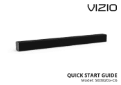 Vizio SB3820x-C6 Quickstart Guide English
