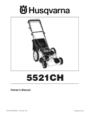 Husqvarna 5521P Owners Manual