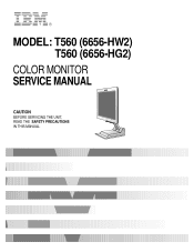 IBM 6656HG2 Service Manual