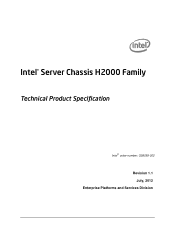Intel H2000 Technical Product Specification