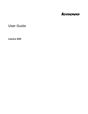 Lenovo E49 (English) User Guide