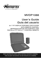 Memorex MVDP1088 Manual