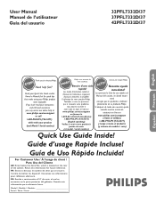 Philips 42PFL7332D User manual
