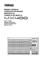Yamaha MX400 Owner's Manual
