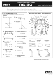 Yamaha RS-80 Owner's Manual