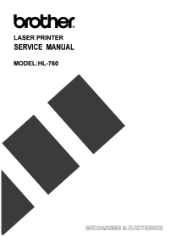 Brother International HL 760 Service Manual