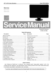 Dell SP2009W Service Manual