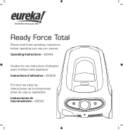 Eureka ReadyForce Total 3500AE Owner's Guide
