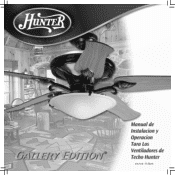 Hunter 23298 Owner's Manual