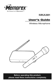 Memorex MKA381 Manual