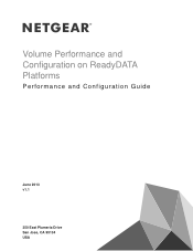 Netgear RDD516 ReadyDATA Performance and Configuration Guide