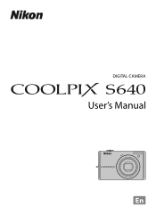 Nikon S640 S640 User's Manual