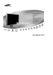 Samsung 244T-SILVER User Manual (ENGLISH)