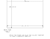 Bose 891 In-wall 891 Wall Cutout Template Templates