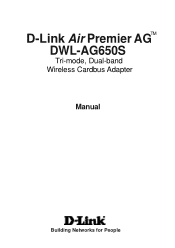 D-Link DWL-AG650 Product Manual