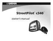 Garmin StreetPilot C340 Owner's Manual