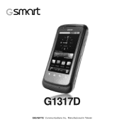 Gigabyte GSmart G1317D User Manual  - GSmart G1317D English Version