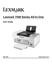 Lexmark X7550 User's Guide (Mac)