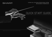 Sharp PN-L802B Quick Start Guide