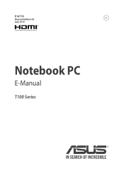 Asus Transformer Book T100TAM Users Manual