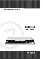 Humax DV-1000T User Manual