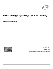 Intel JBOD2000 Hardware User's Guide