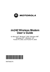 Motorola im240 User Guide