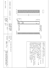 NEC LCD5710-BK SP-57 speakers mechanical drawing