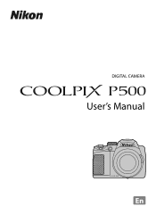Nikon COOLPIX P500 User Manual